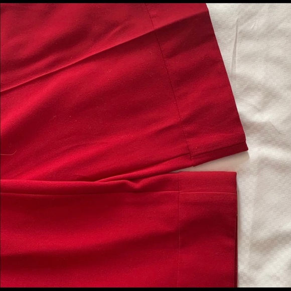 Wide leg Red Dress Pant sz S (5) - Picture 3 of 10